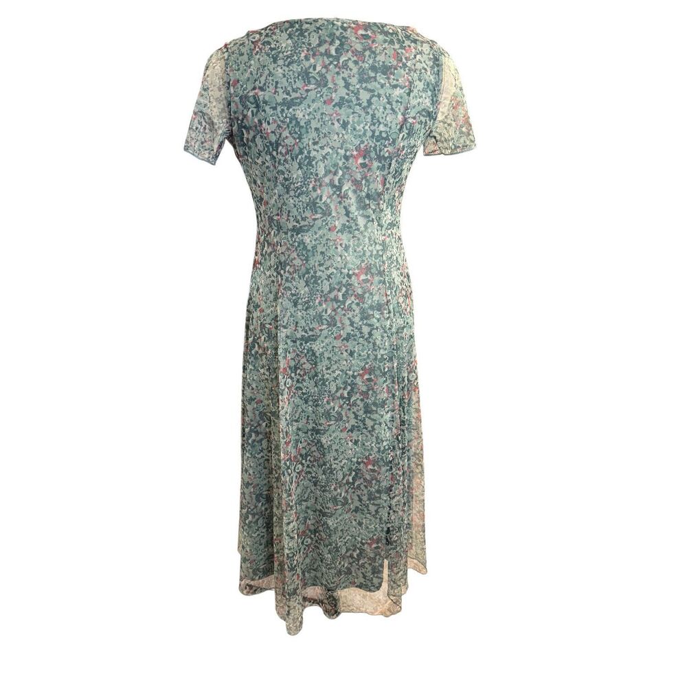 Coldwater Creek Meadow Charm Mesh Dress Small - Picture 3 of 9